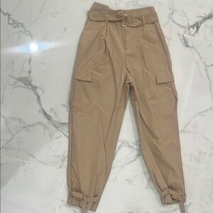 Zara Tan Cargo Pants